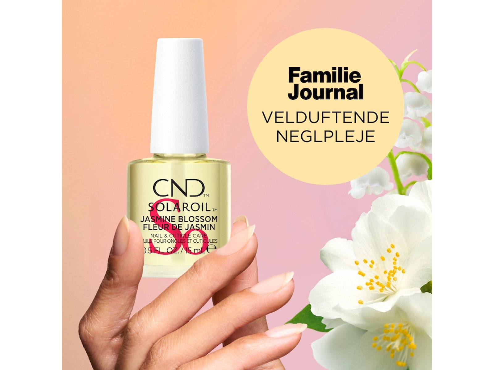 CND™ SolarOil™ Jasmine Blossom – Limited Edition 15ml