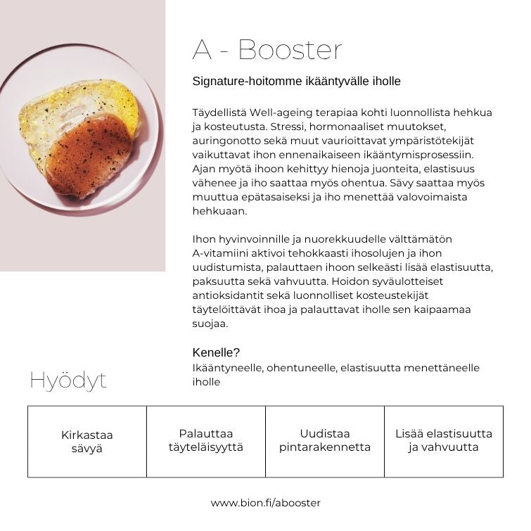 Tutustumistarjouksena BiON hoidot