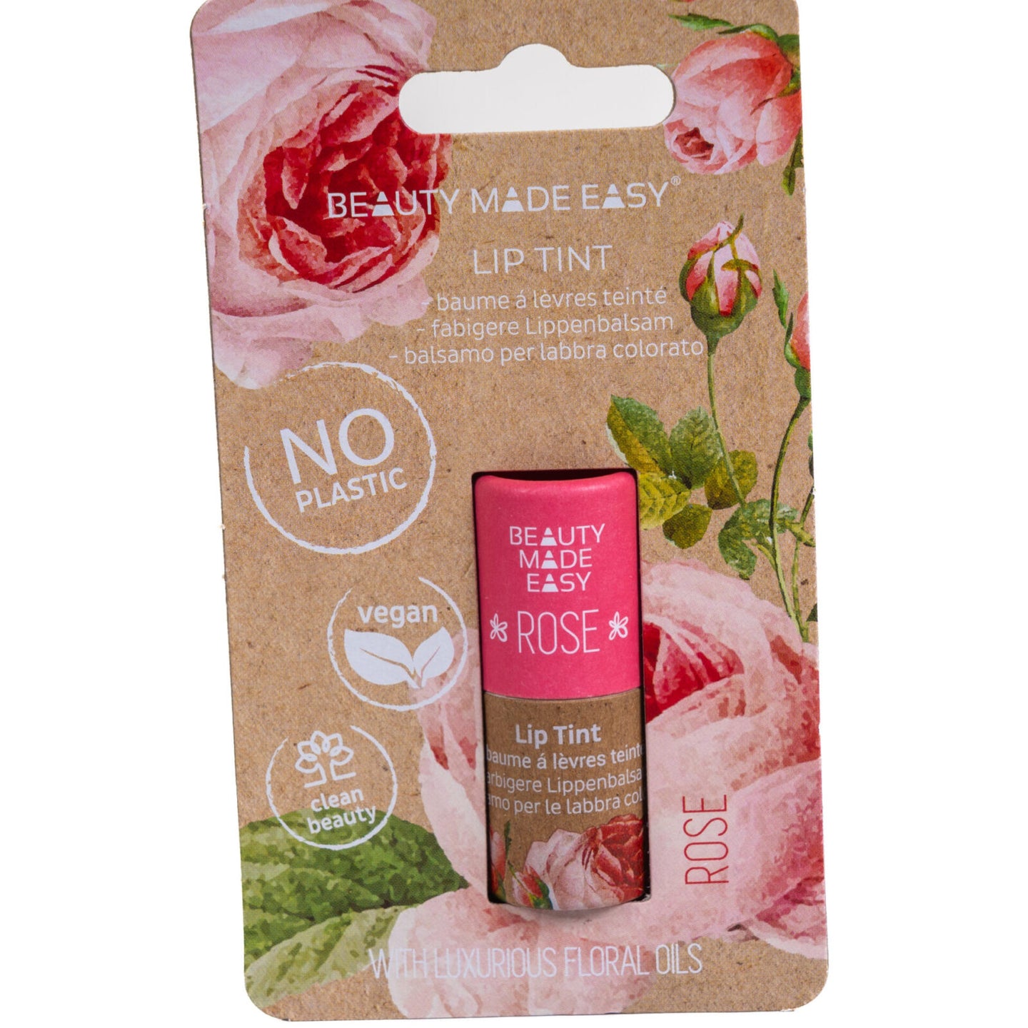 Beauty Made Easy Tinted Lip Balm Rose 5,5g