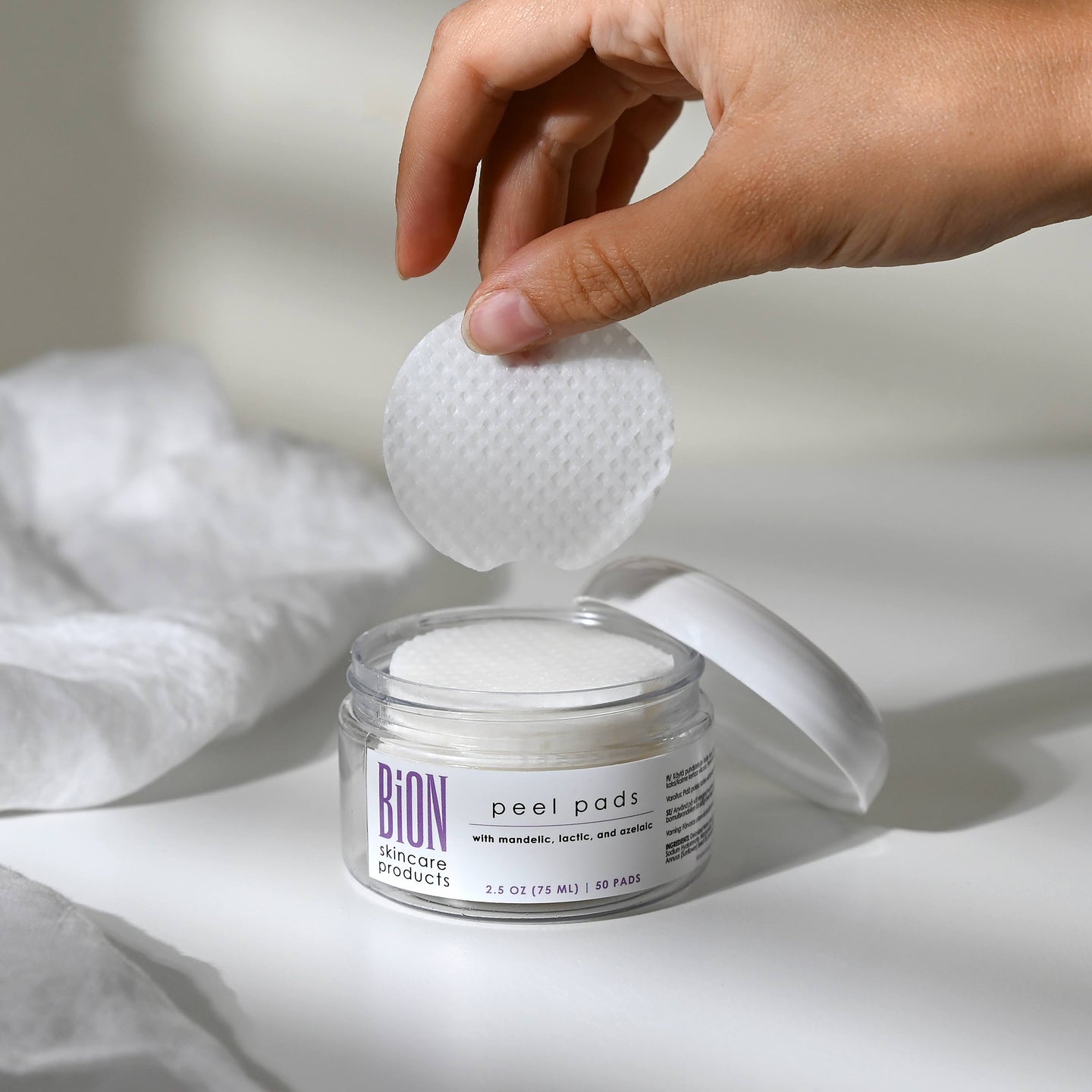 Peel Pads - kuorintalaput with mandelic, lactic and azelaic 50kpl