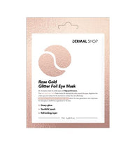 Rose Gold Glitter Foil Eye Mask